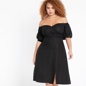 NEVER WORN, w/ tags Eloquii sweetheart neck dress